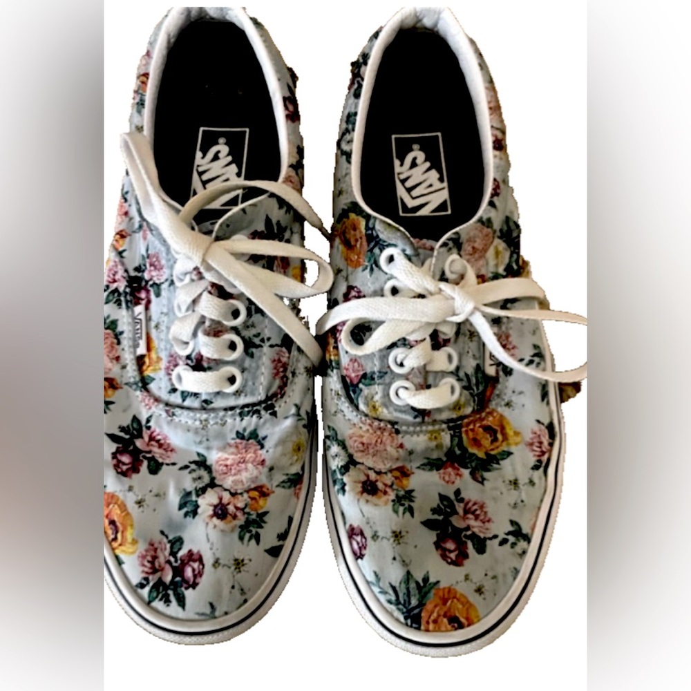 Vans Era Garden Floral Skate Shoe Low Top Unisex Sneaker Size: Men 6, wo…